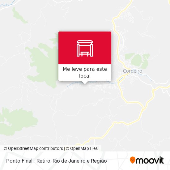 Ponto Final - Retiro mapa
