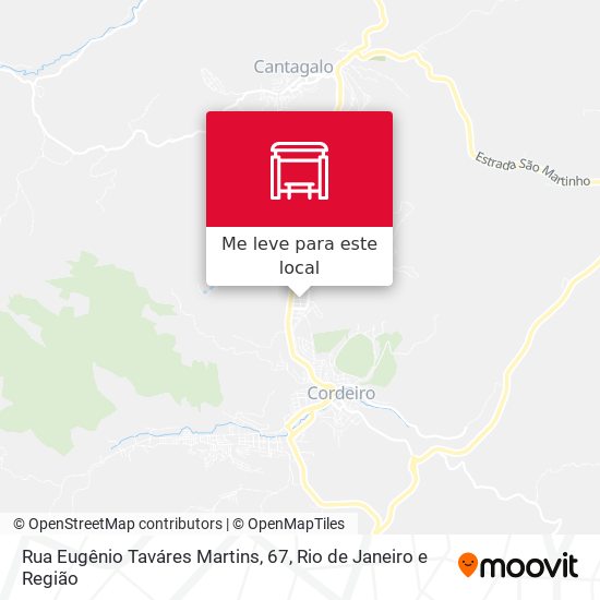 Rua Eugênio Taváres Martins, 67 mapa