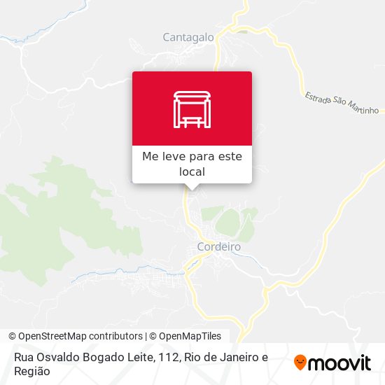 Rua Osvaldo Bogado Leite, 112 mapa