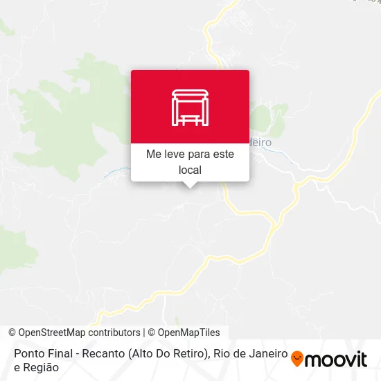 Ponto Final - Recanto (Alto Do Retiro) mapa