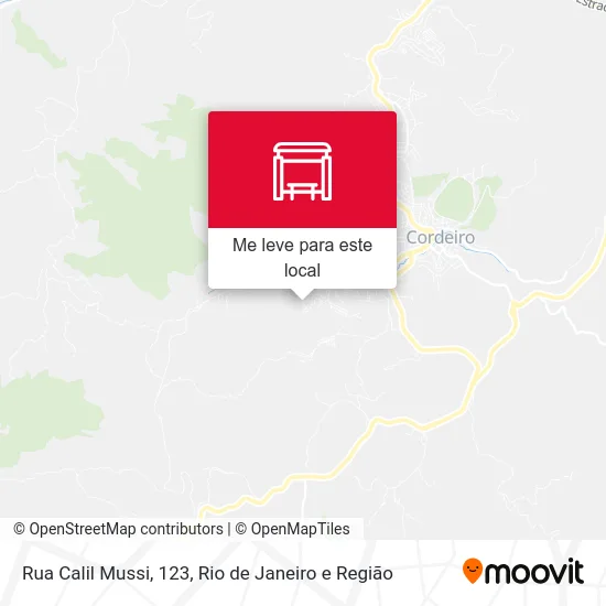 Rua Calil Mussi, 123 mapa