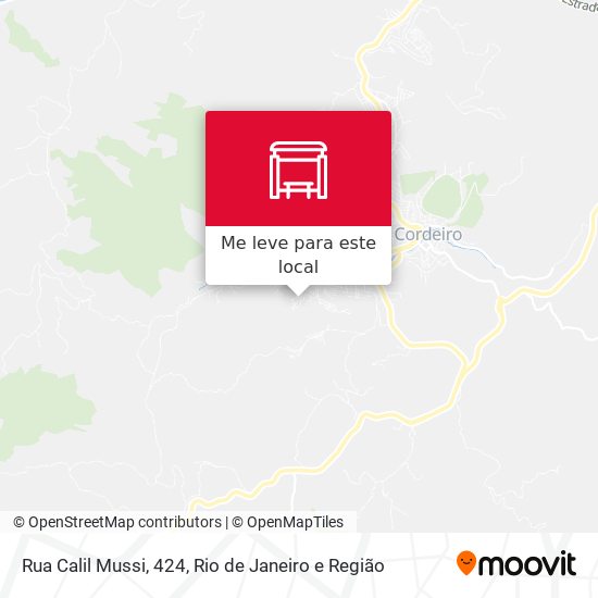 Rua Calil Mussi, 424 mapa