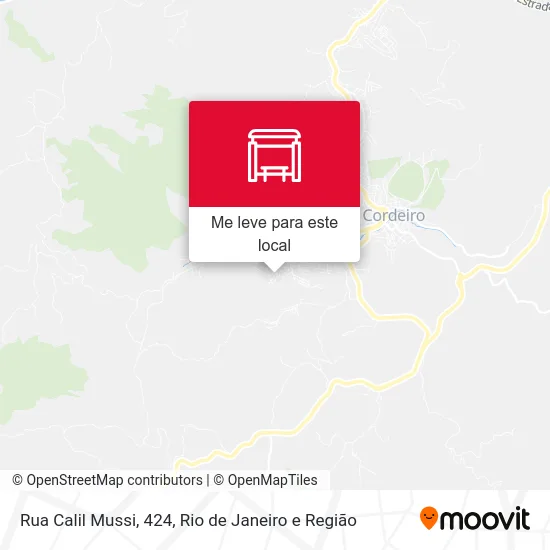Rua Calil Mussi, 424 mapa