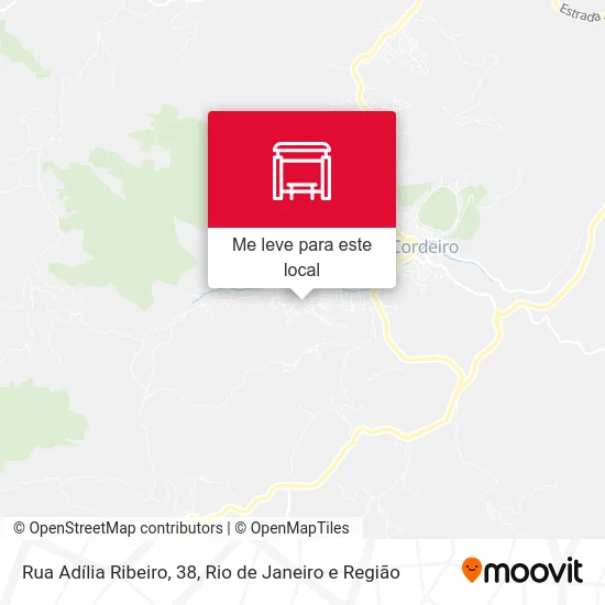 Rua Adília Ribeiro, 38 mapa