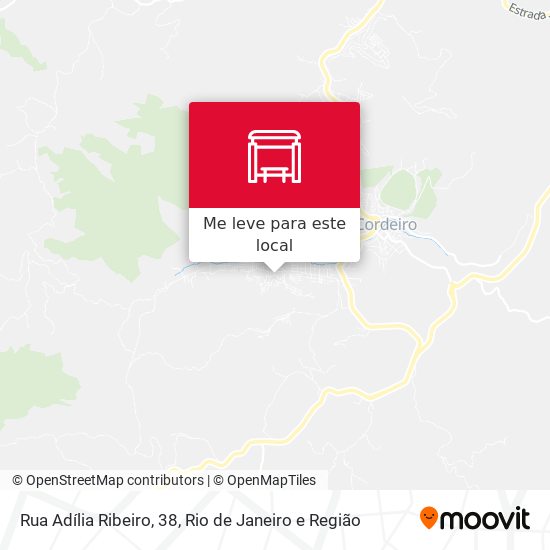 Rua Adília Ribeiro, 38 mapa