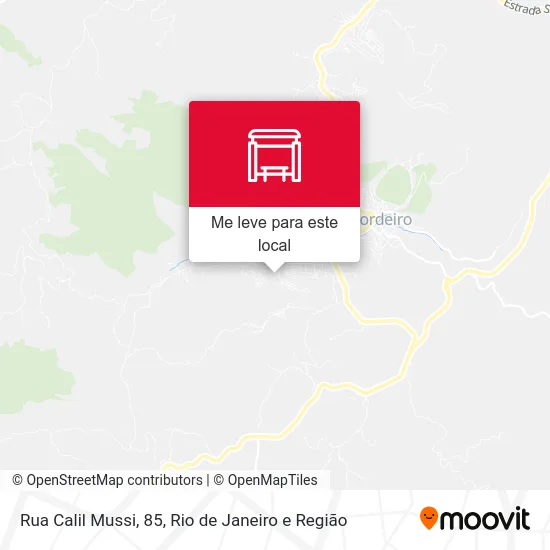 Rua Calil Mussi, 85 mapa