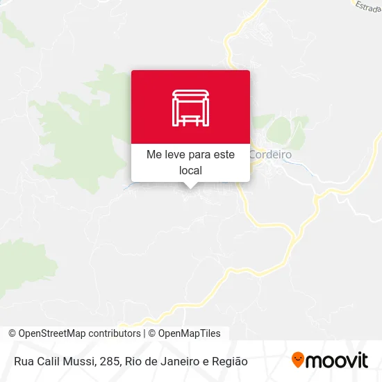 Rua Calil Mussi, 285 mapa