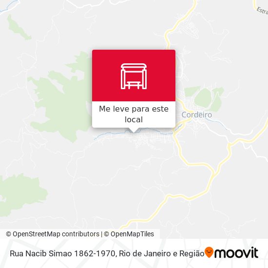 Rua Nacib Simao 1862-1970 mapa