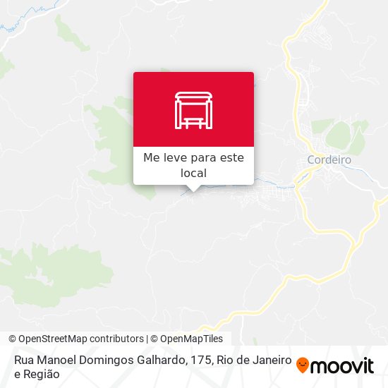 Rua Manoel Domingos Galhardo, 175 mapa