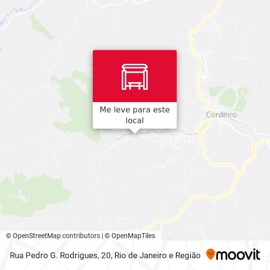 Rua Pedro G. Rodrigues, 20 mapa
