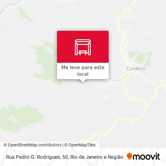 Rua Pedro G. Rodrigues, 50 mapa
