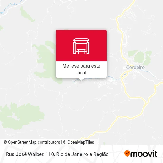 Rua José Walber, 110 mapa