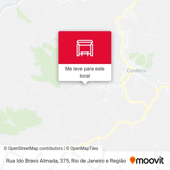 Rua Ido Bravo Almada, 375 mapa