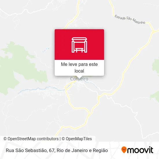 Rua São Sebastião, 67 mapa