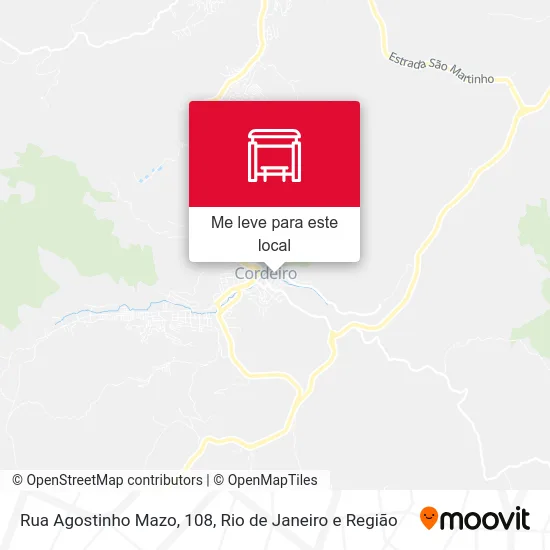 Rua Agostinho Mazo, 108 mapa