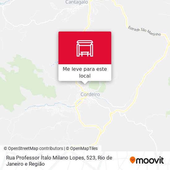 Rua Professor Ítalo Milano Lopes, 523 mapa