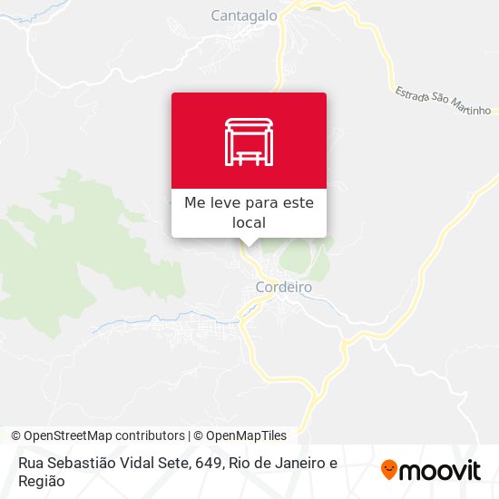 Rua Sebastião Vidal Sete, 649 mapa