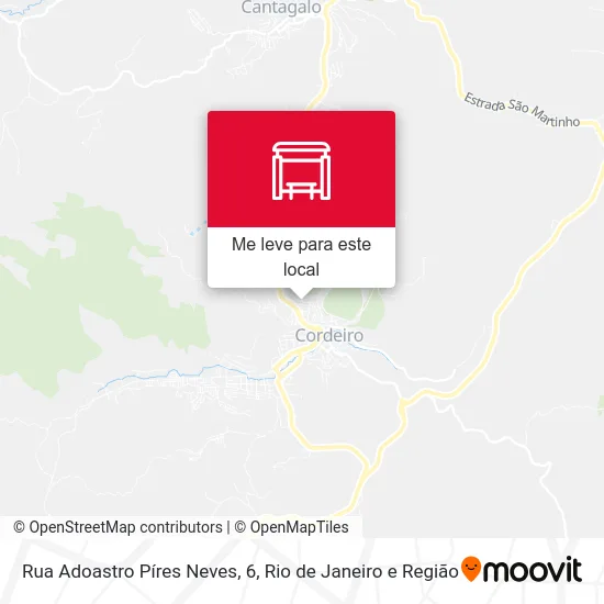 Rua Adoastro Píres Neves, 6 mapa