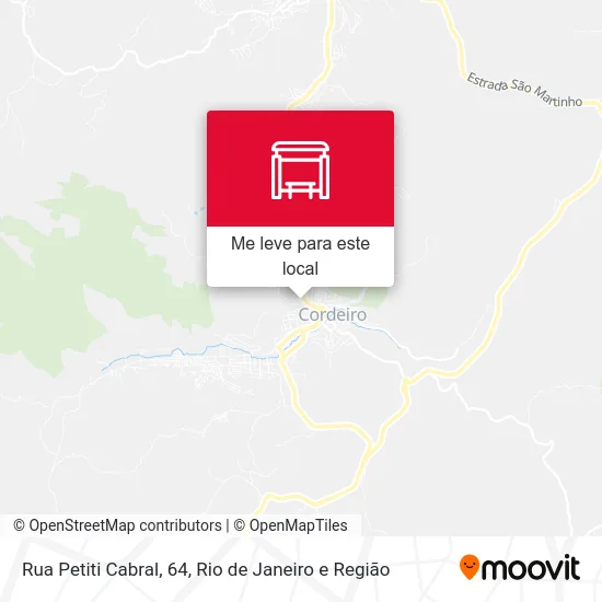 Rua Petiti Cabral, 64 mapa