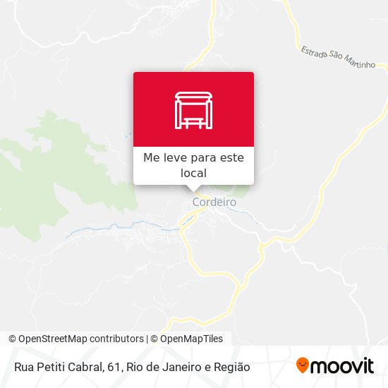 Rua Petiti Cabral, 61 mapa