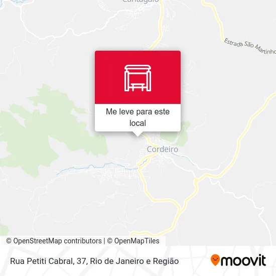 Rua Petiti Cabral, 37 mapa