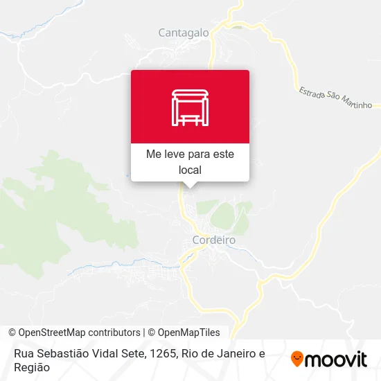 Rua Sebastião Vidal Sete, 1265 mapa