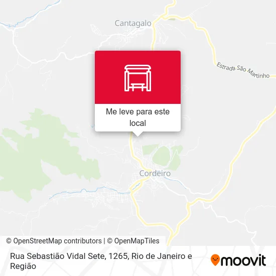 Rua Sebastião Vidal Sete, 1265 mapa