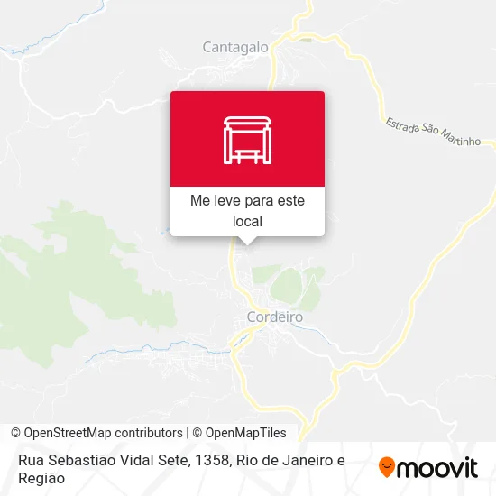 Rua Sebastião Vidal Sete, 1358 mapa