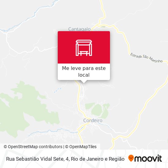 Rua Sebastião Vidal Sete, 4 mapa