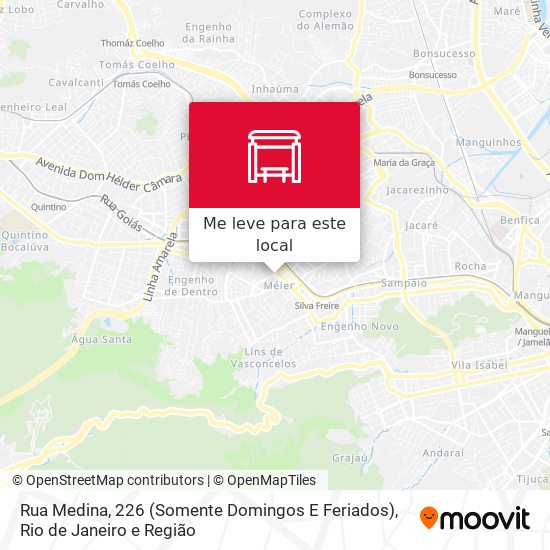 Rua Medina, 226 (Somente Domingos E Feriados) mapa
