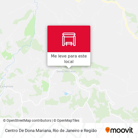 Centro De Dona Mariana mapa