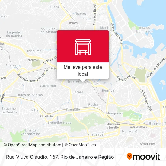 Rua Viúva Cláudio, 167 mapa