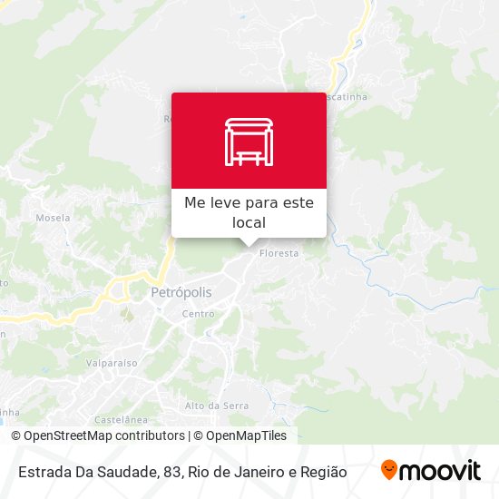 Estrada Da Saudade, 83 mapa