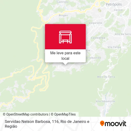 Servidao Nelson Barbosa, 116 mapa