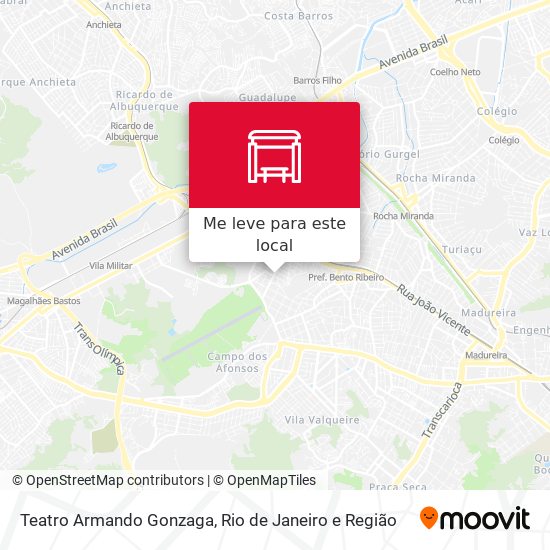 Teatro Armando Gonzaga mapa