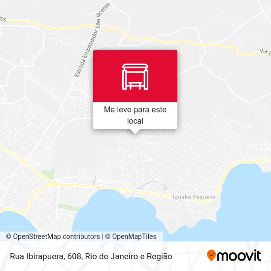 Rua Ibirapuera, 608 mapa