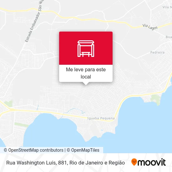 Rua Washington Luís, 881 mapa