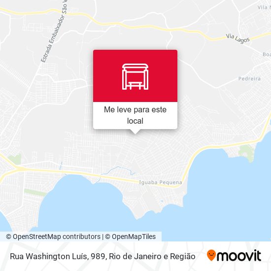 Rua Washington Luís, 989 mapa