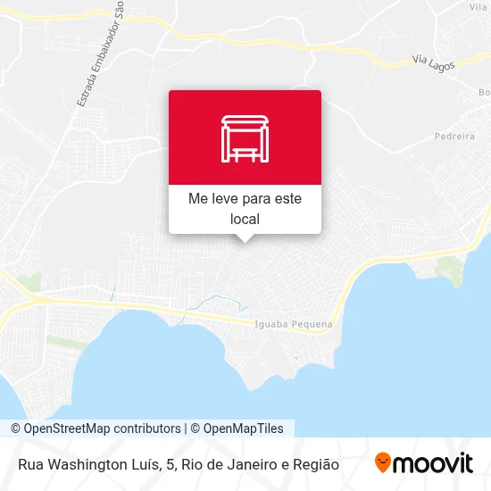 Rua Washington Luís, 5 mapa