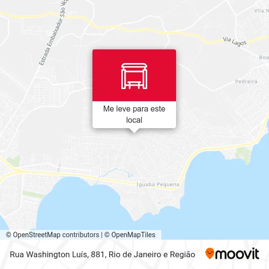 Rua Washington Luís, 881 mapa