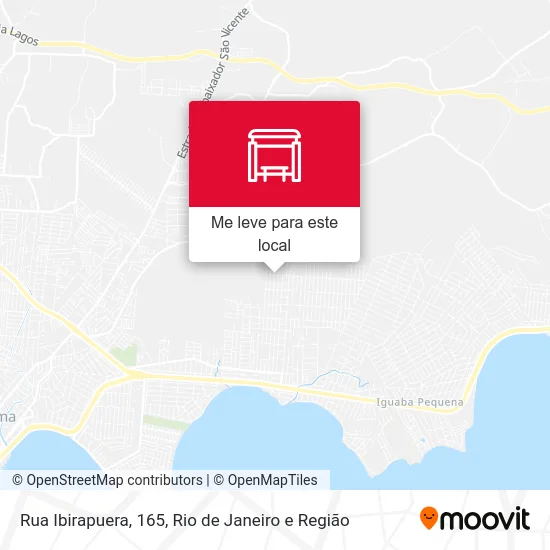 Rua Ibirapuera, 165 mapa