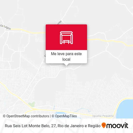 Rua Seis Lot Monte Belo, 27 mapa