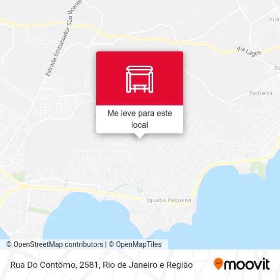 Rua Do Contôrno, 2581 mapa