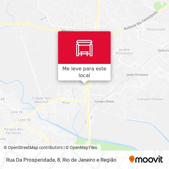 Rua Da Prosperidade, 8 mapa