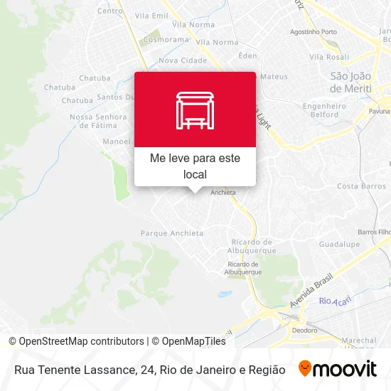 Rua Tenente Lassance, 24 mapa