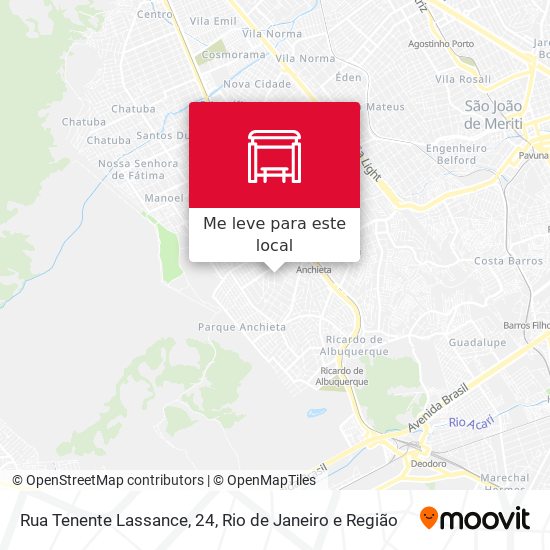 Rua Tenente Lassance, 24 mapa