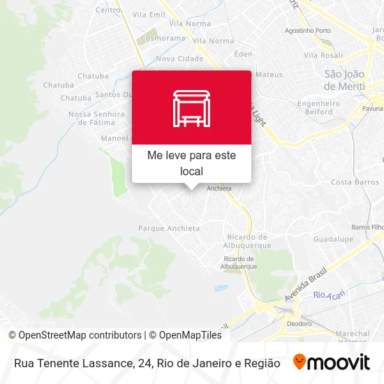 Rua Tenente Lassance, 24 mapa