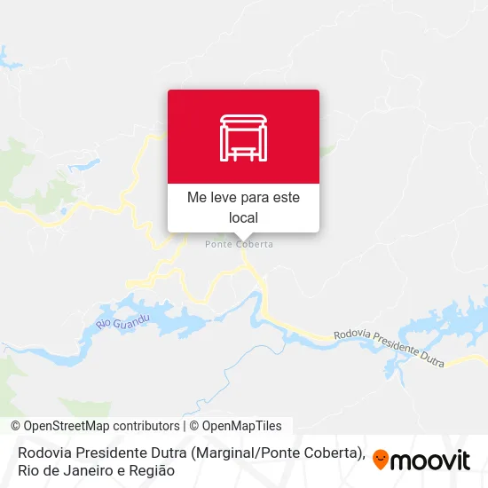 Rodovia Presidente Dutra (Marginal / Ponte Coberta) mapa