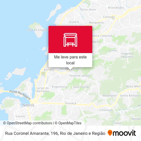 Rua Coronel Amarante, 196 mapa