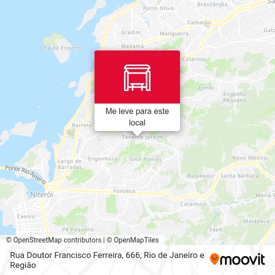 Rua Doutor Francisco Ferreira, 666 mapa